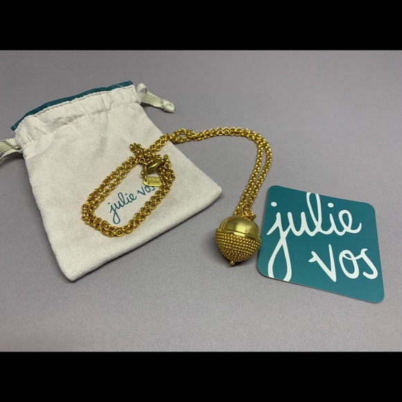 Jewelry - Julie Vos long gold acorn necklace